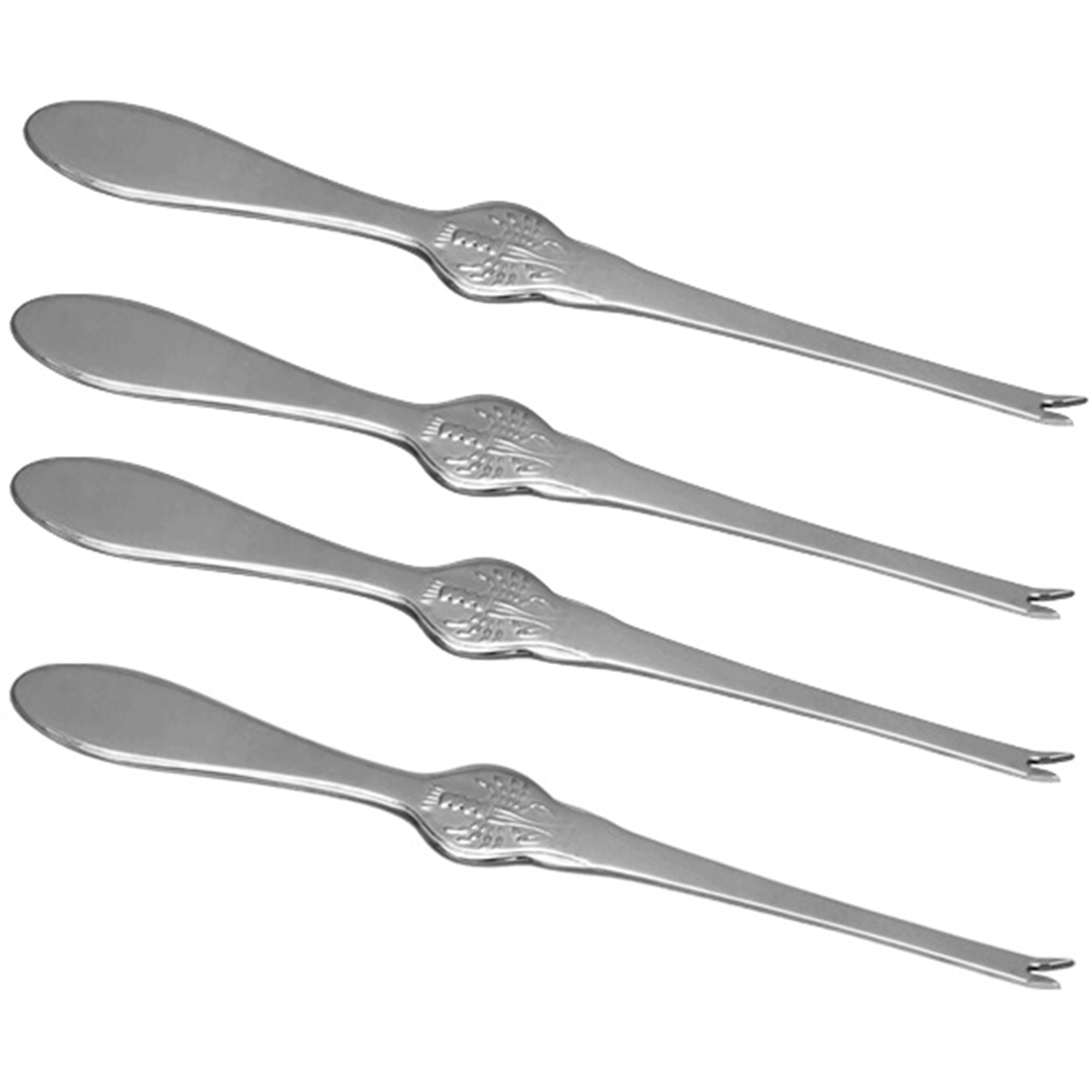 inoxibar kreeftvork rvs 4 delig