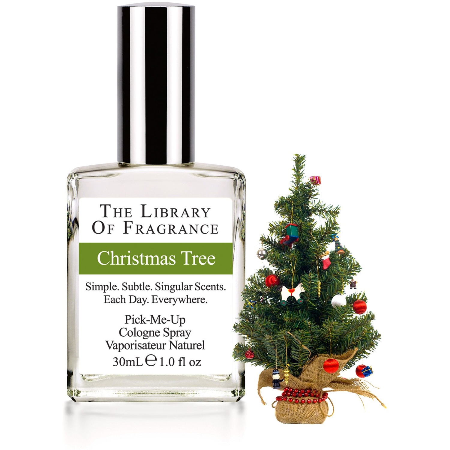 library fragrance cologne spray 30ml christmas tree