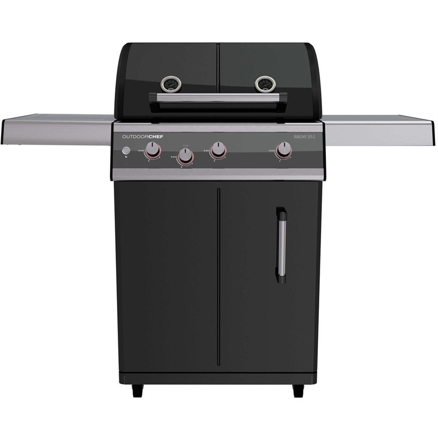 outdoorchef dualchef 325 g gasbarbecue zwart