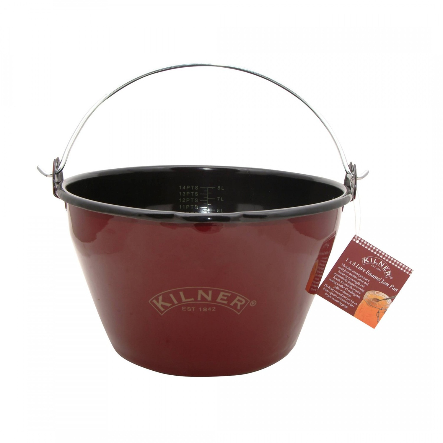 kilner confituurpot 8l rood