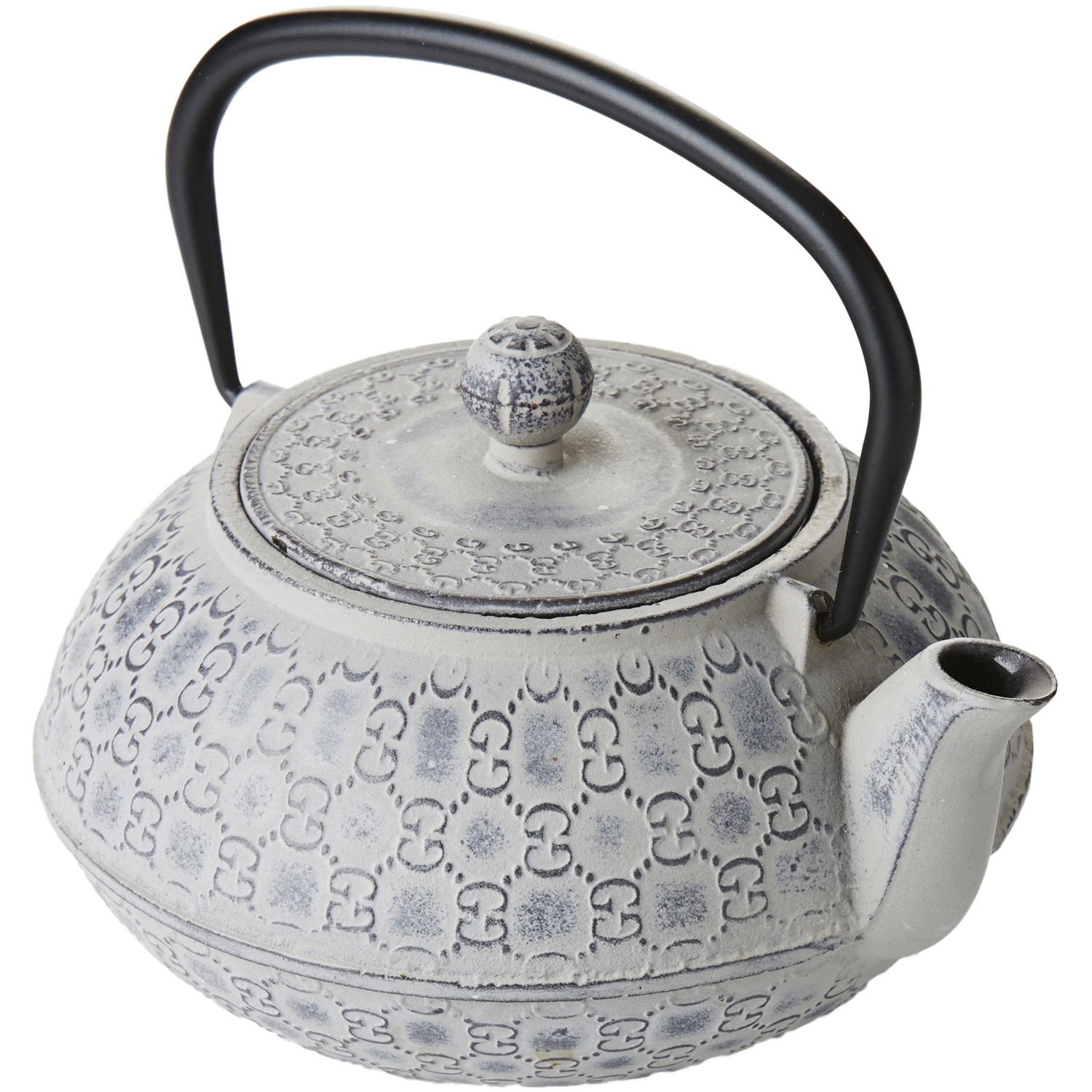 kookpunt point virgule theepot gietijzer 1l grijs