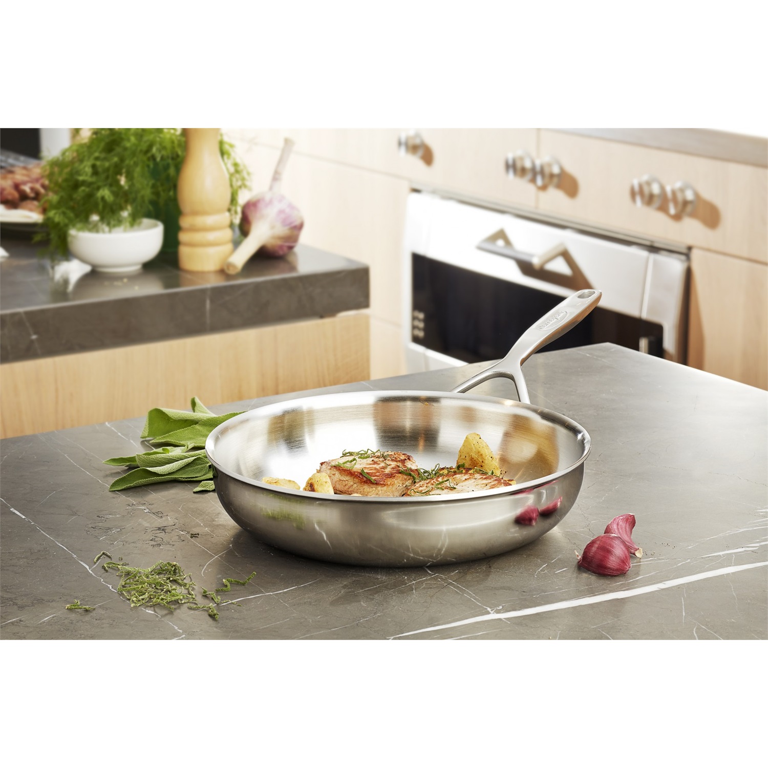 demeyere-multiline-7-koekenpan-met-glasdeksel-28cm