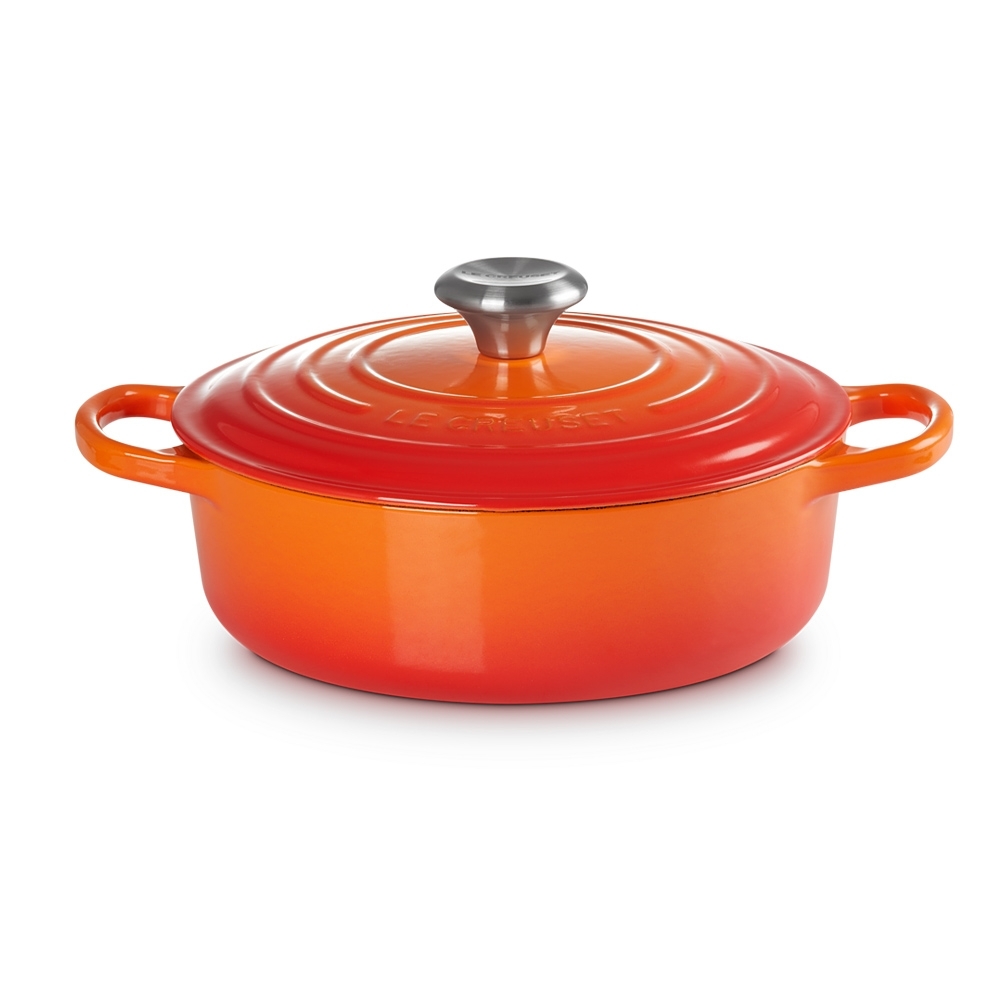 le-creuset-signature-braadpan-laag-24cm-oranjerood