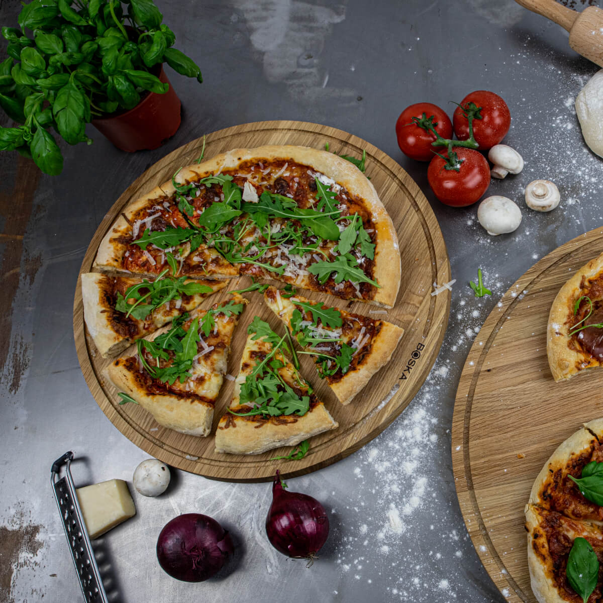 boska-pizzaplank-friends-xl-40cm