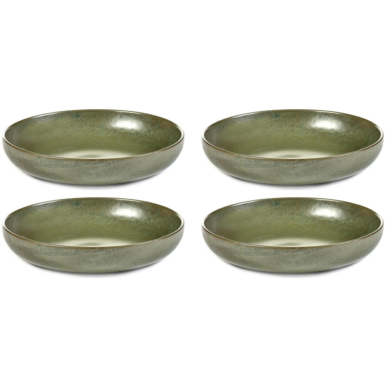 serax surface borden diep b5116206a 21cm camogreen 4 stuks