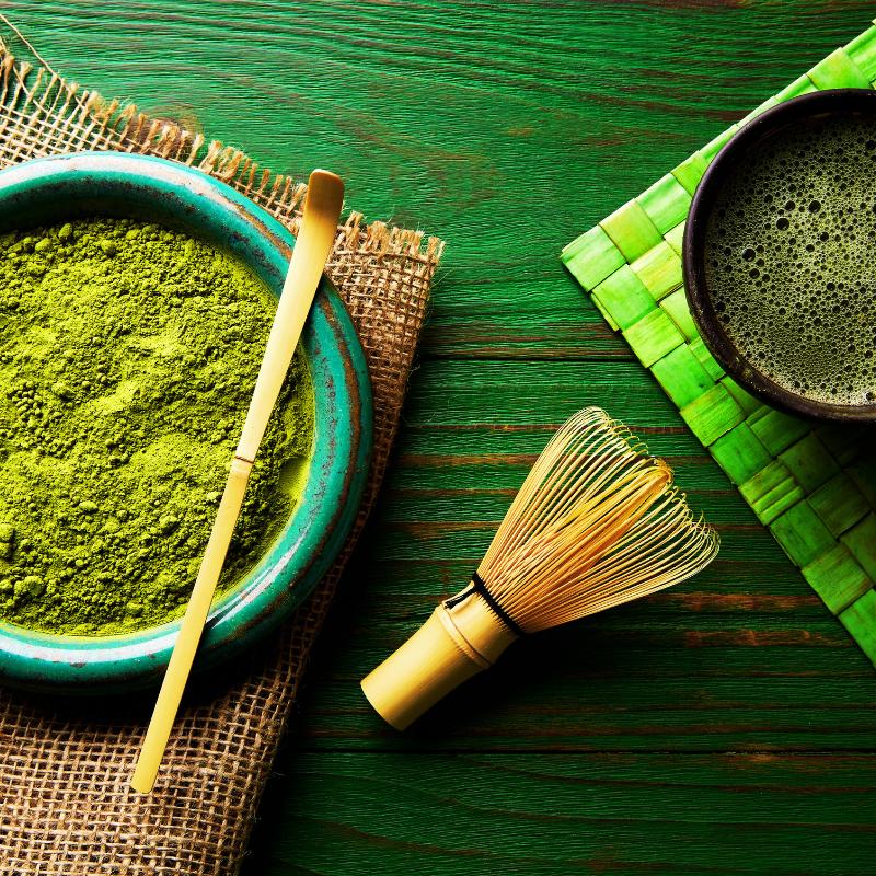 Matcha bereiden en proeven