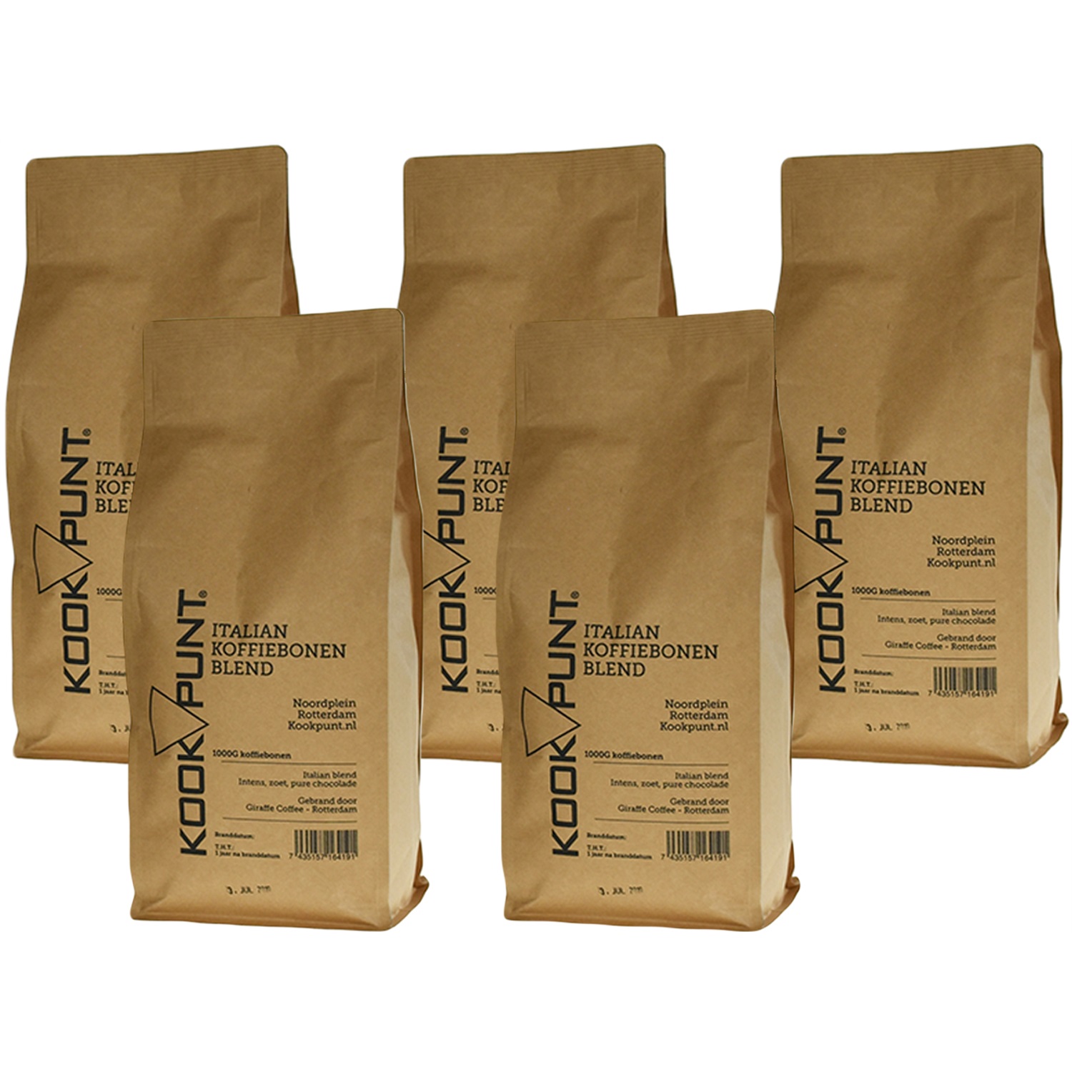 kookpunt italian blend koffiebonen 5kg