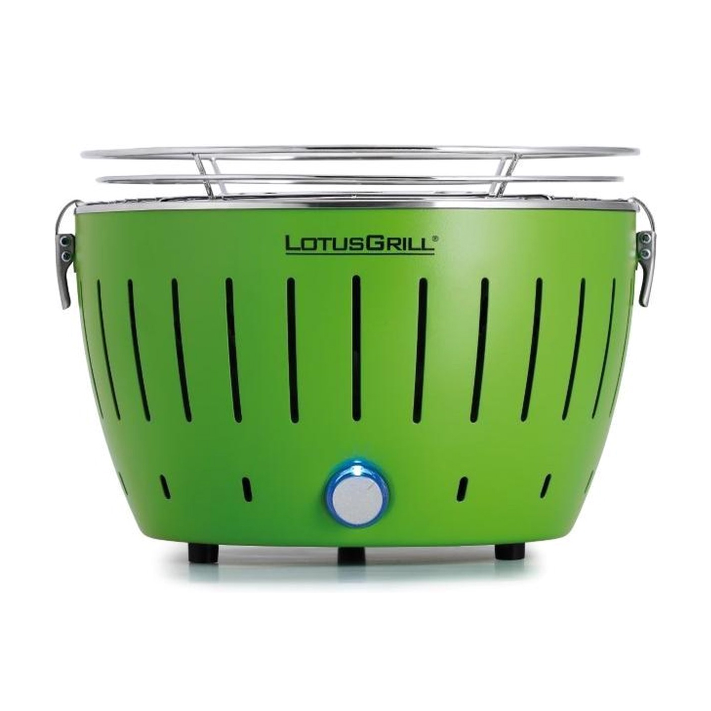 lotusgrill mini rookvrije barbecue 29cm limegroen