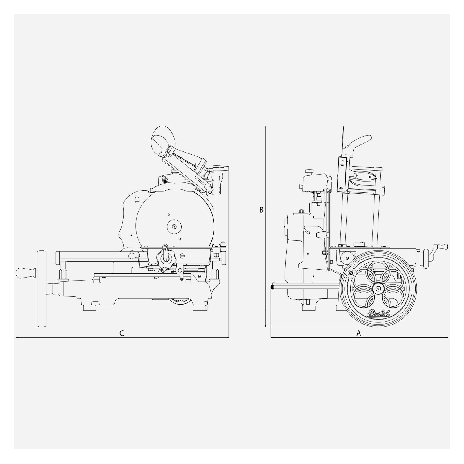berkel-volano-b3-flower-flywheel-snijmachine-30cm-zwart