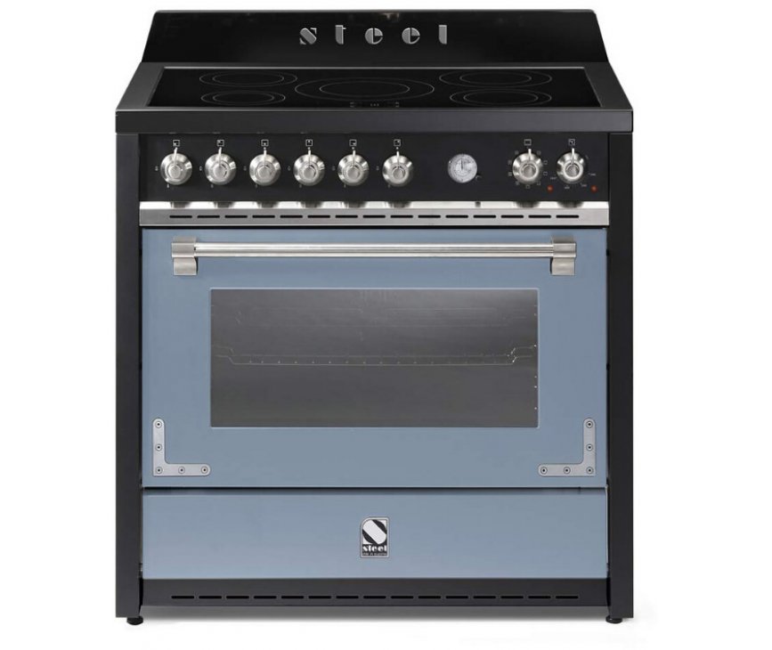 steel oxford x9f 5fi ce inductiefornuis 90cm blauw