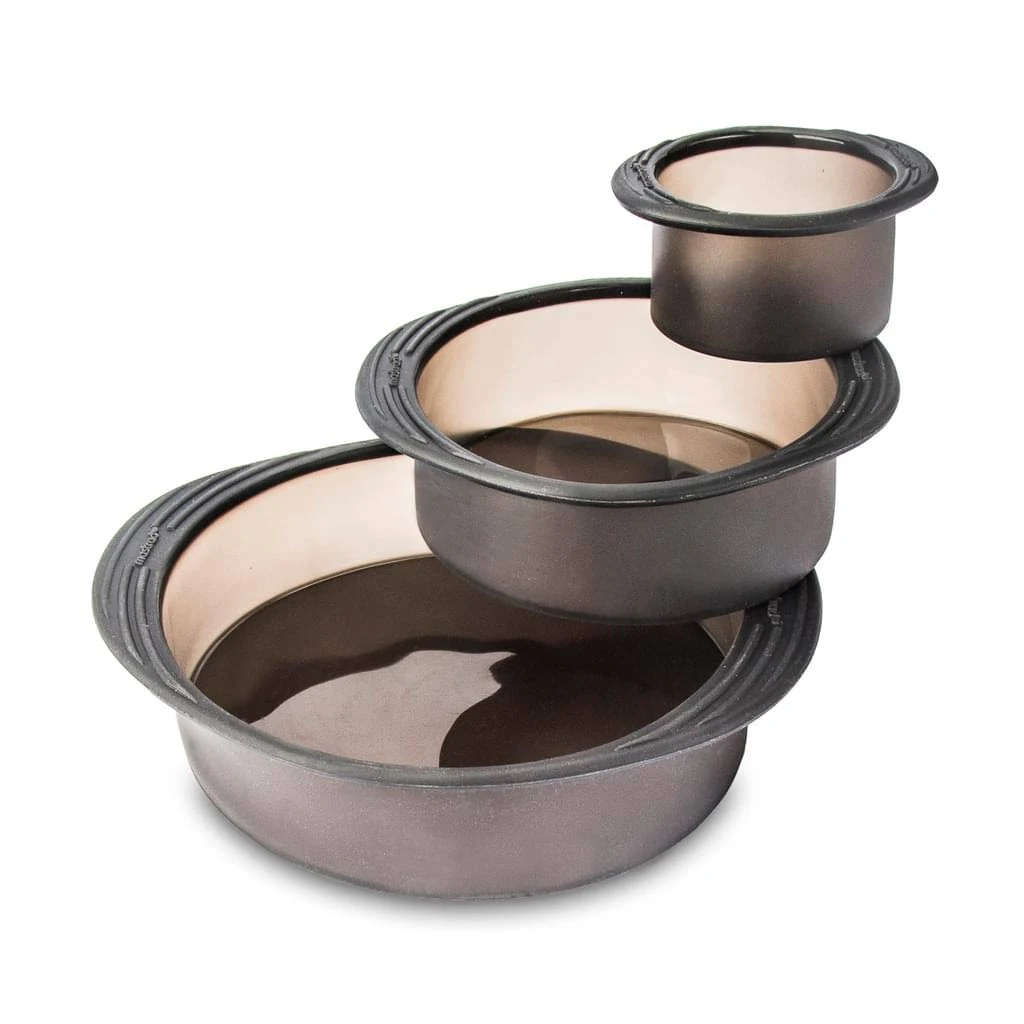 mastrad-bakvorm-siliconen-rond-f40414-zwart-3-delig