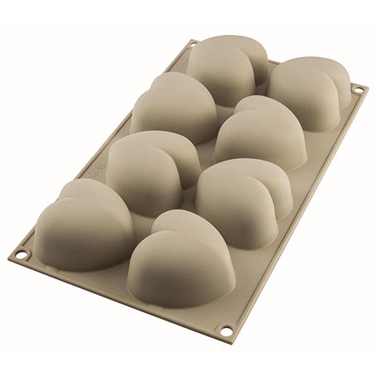 silikomart 3design mini cuoricino bakvorm 8 vaks