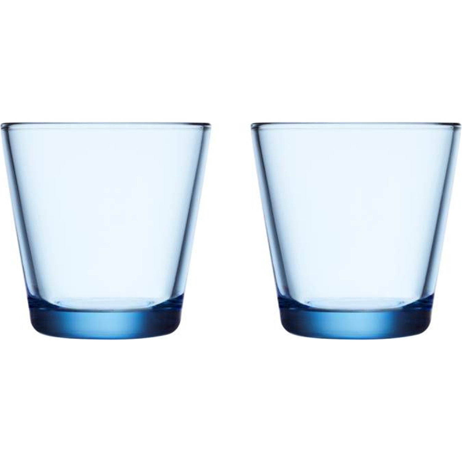 iittala kartio waterglazen 021l aquablauw 2 stuks