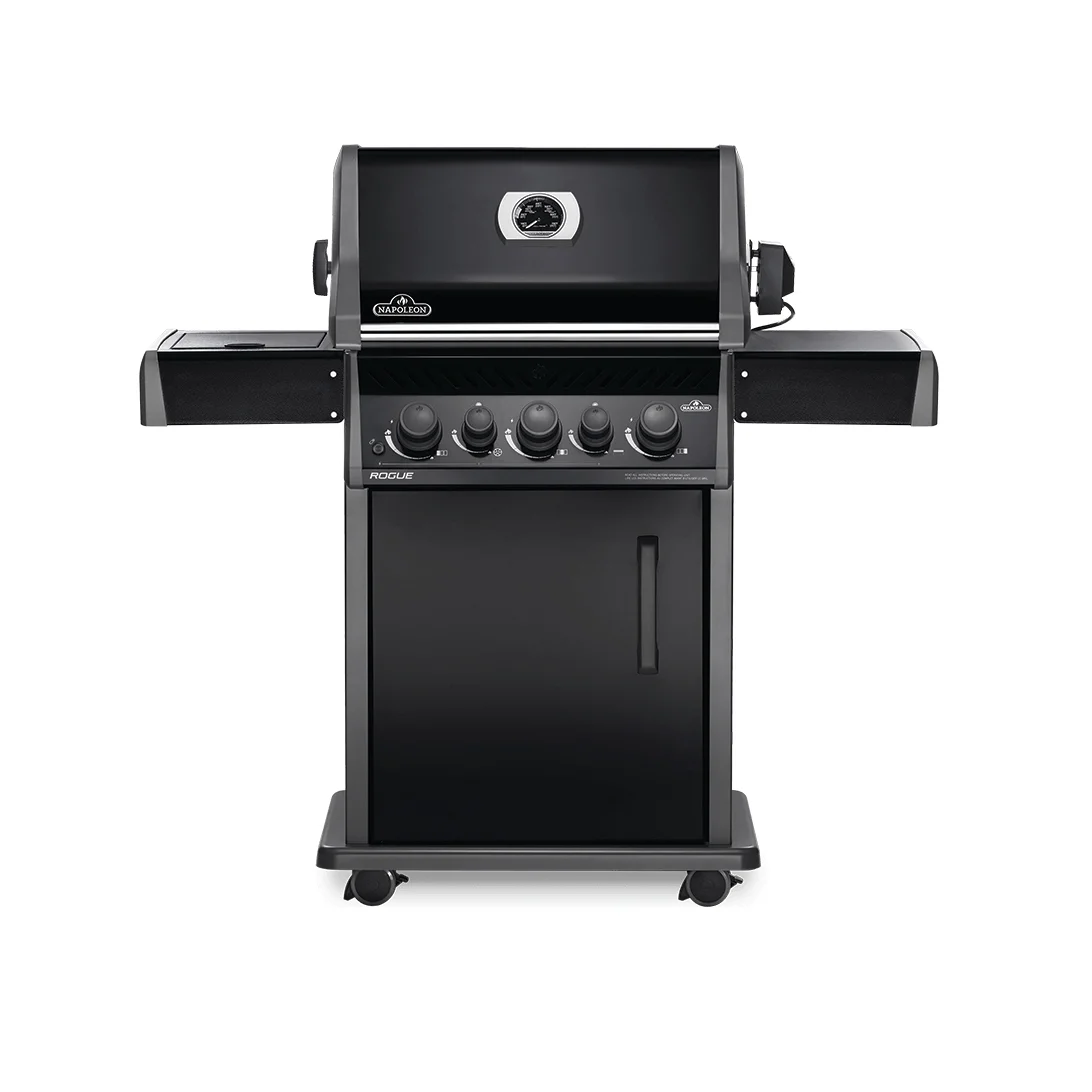 napoleon rogue 425 gasbarbecue met zij en achterbrander zwart