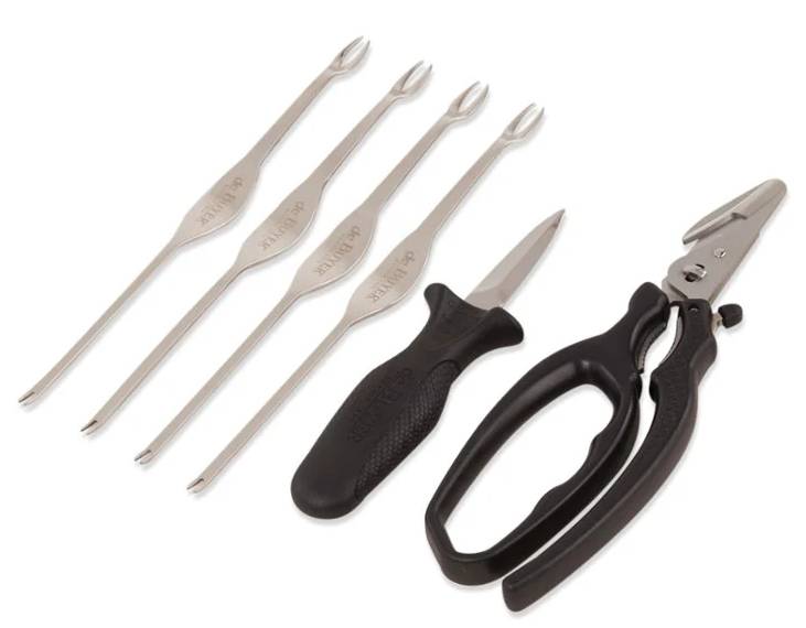 de buyer set voor schelp schaaldieren