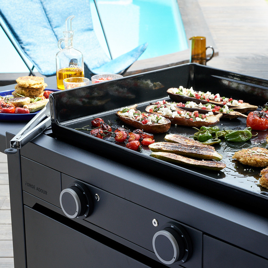 forge-adour-modern-trolley-voor-plancha-ch-maf-60-zwart