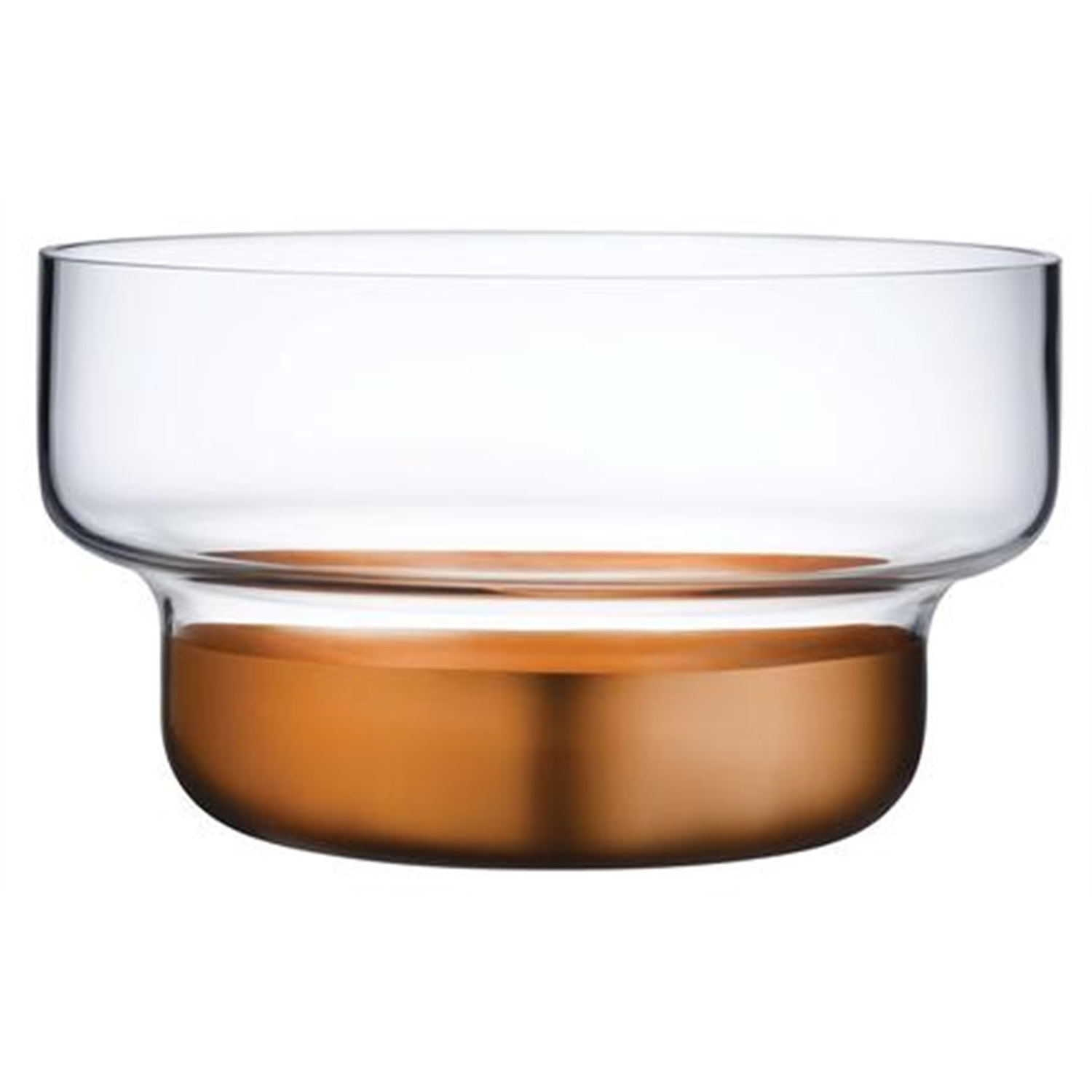 nude contour schaal 24cm transparantkoper