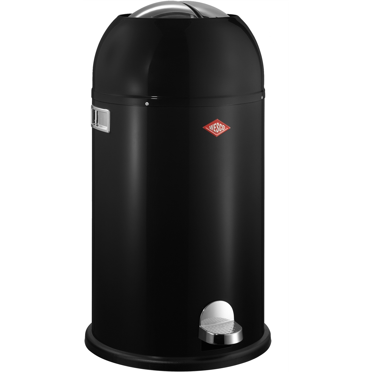 wesco-kickmaster-afvalemmer-zwart