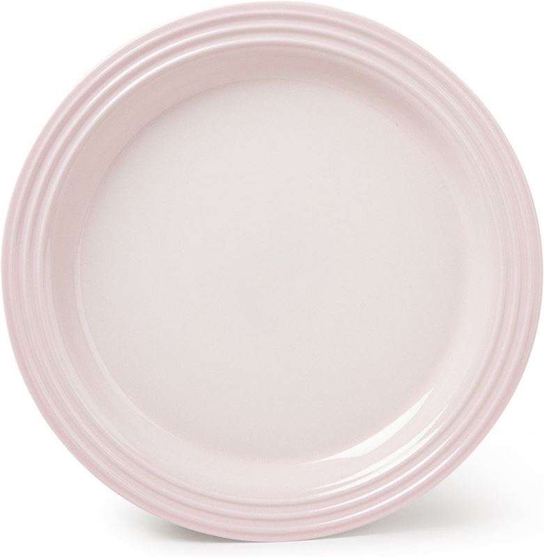 le creuset stoneware dinerbord 27cm shell pink
