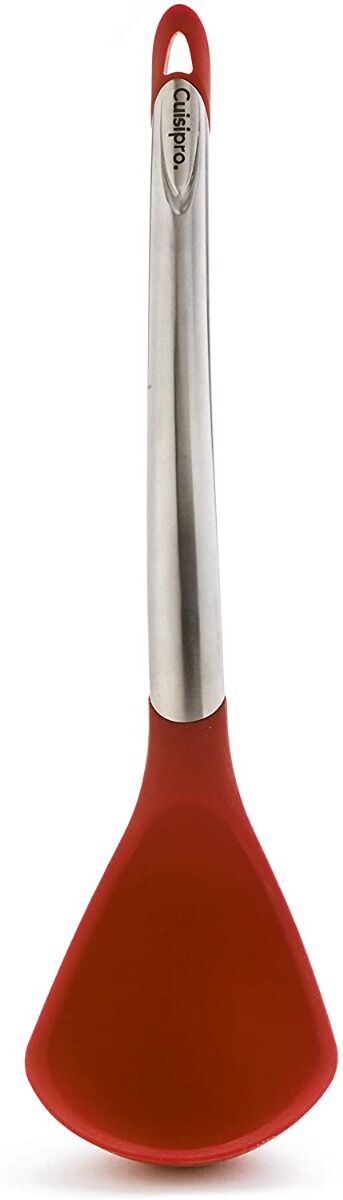 cuisipro-soeplepel-31cm-siliconen-rood