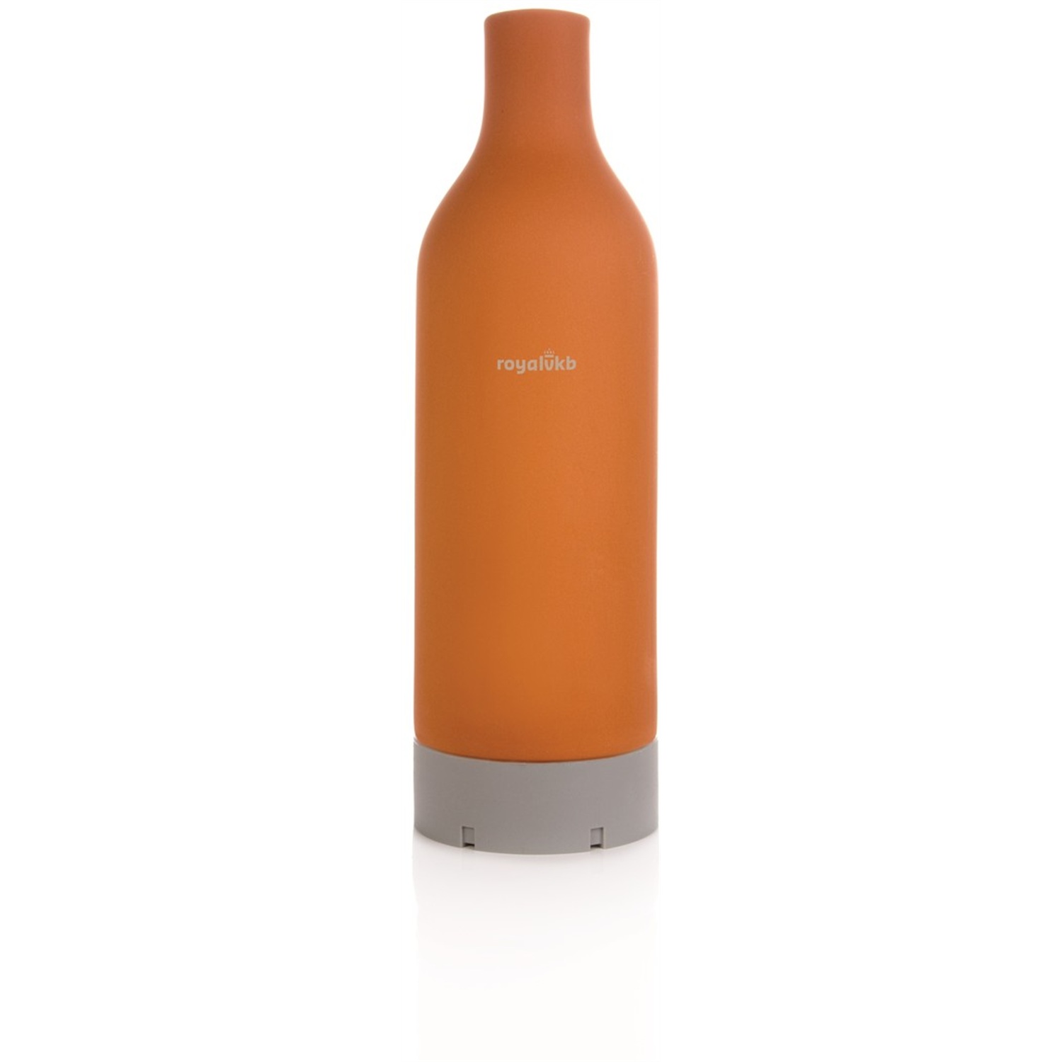 royal vkb waterkaraf met siliconen voet 1l oranje