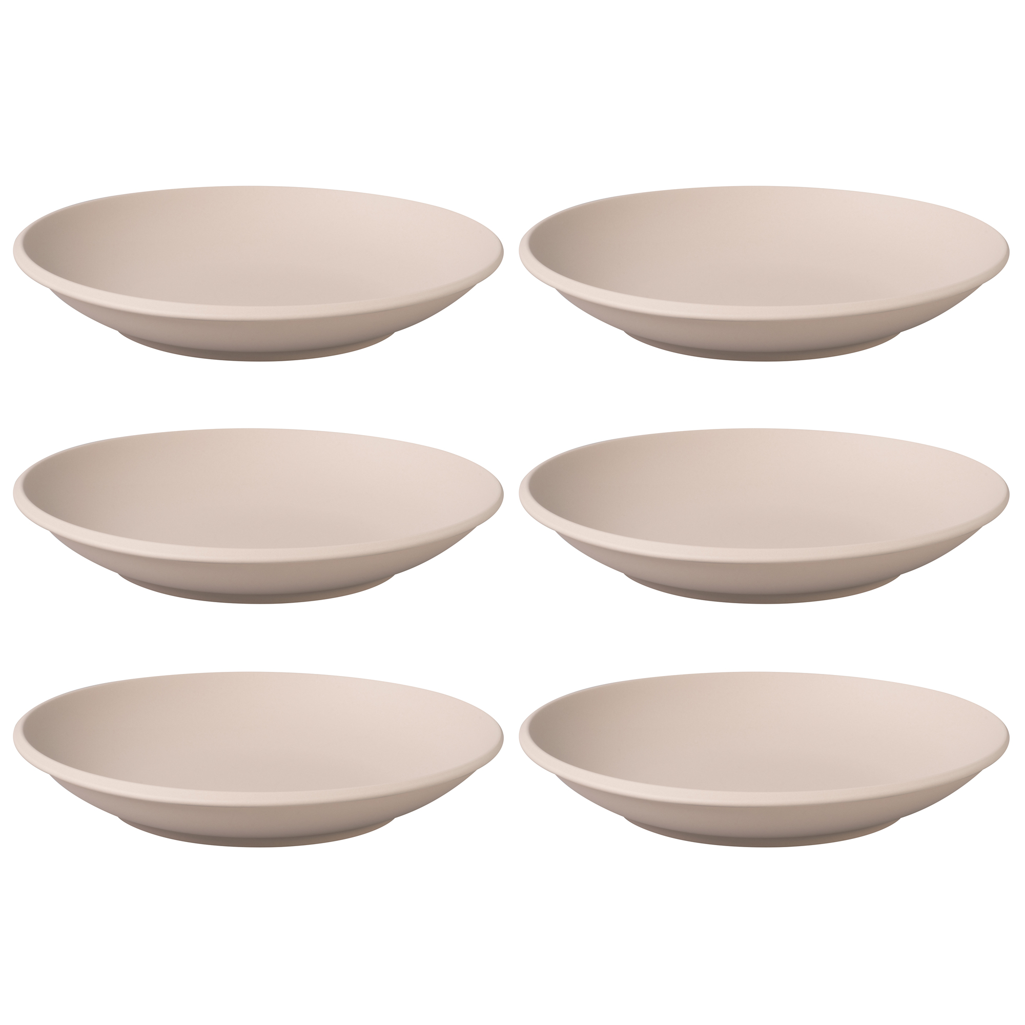 villeroy boch new moon schaal 29cm beige 6 stuks