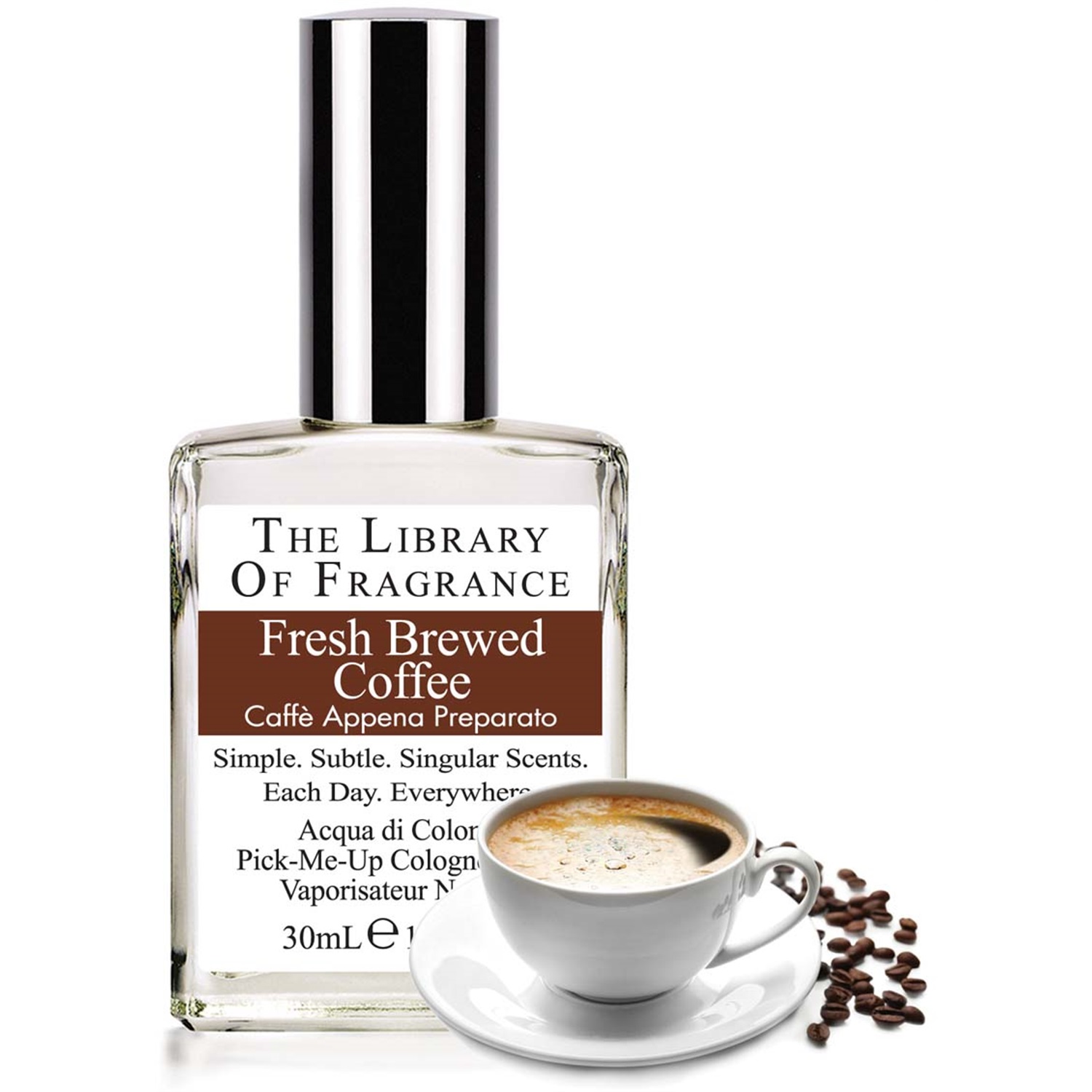 library fragrance cologne spray 30ml fresh brewed coffee