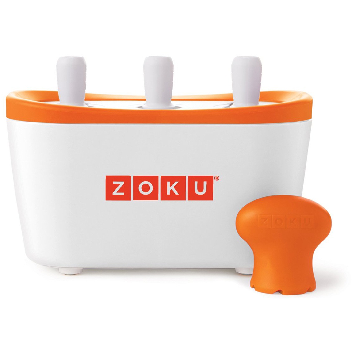 zoku quick pop trio ijsvorm 3 vaks wit
