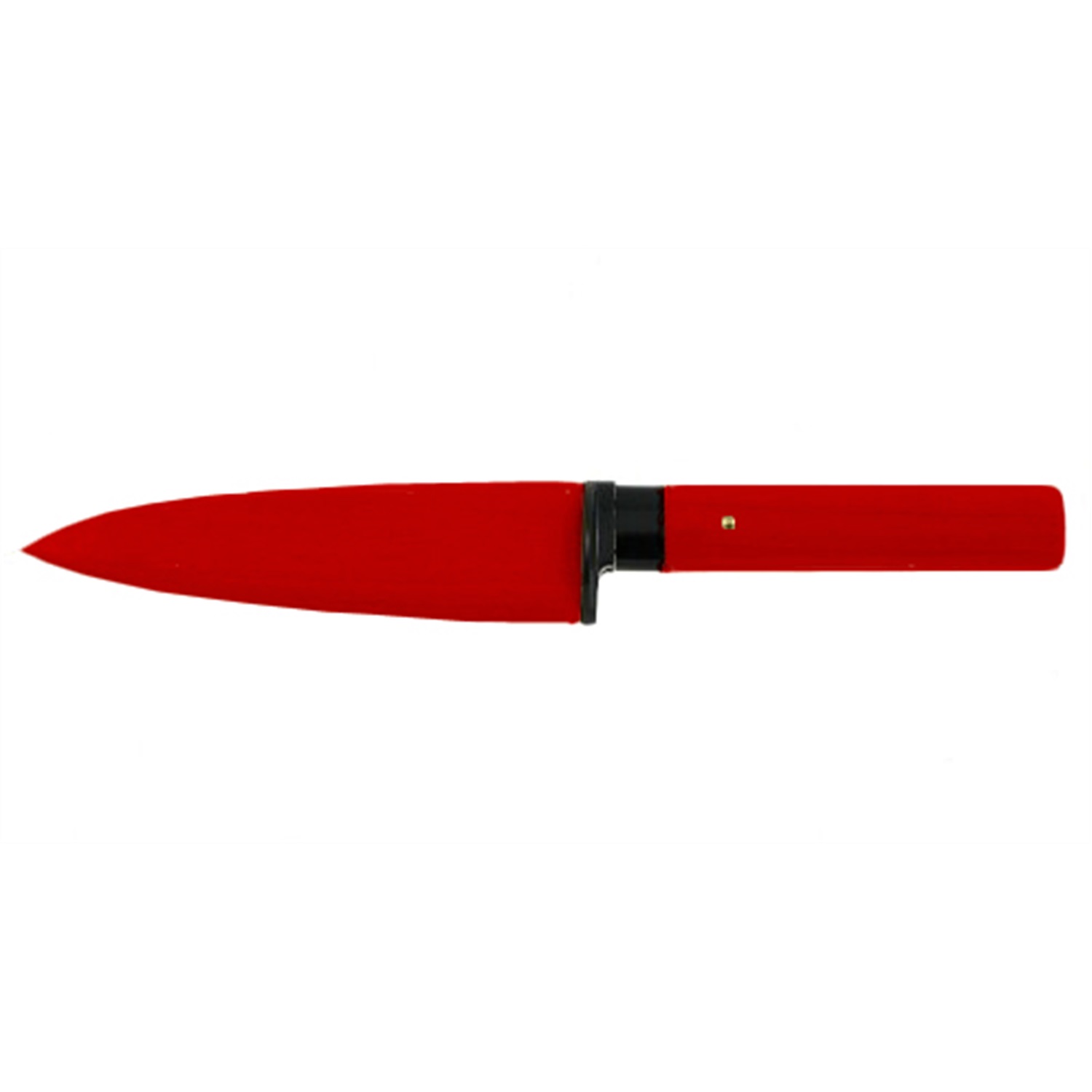 suncraft fruitmes met messenbeschermer 428r 10cm rood