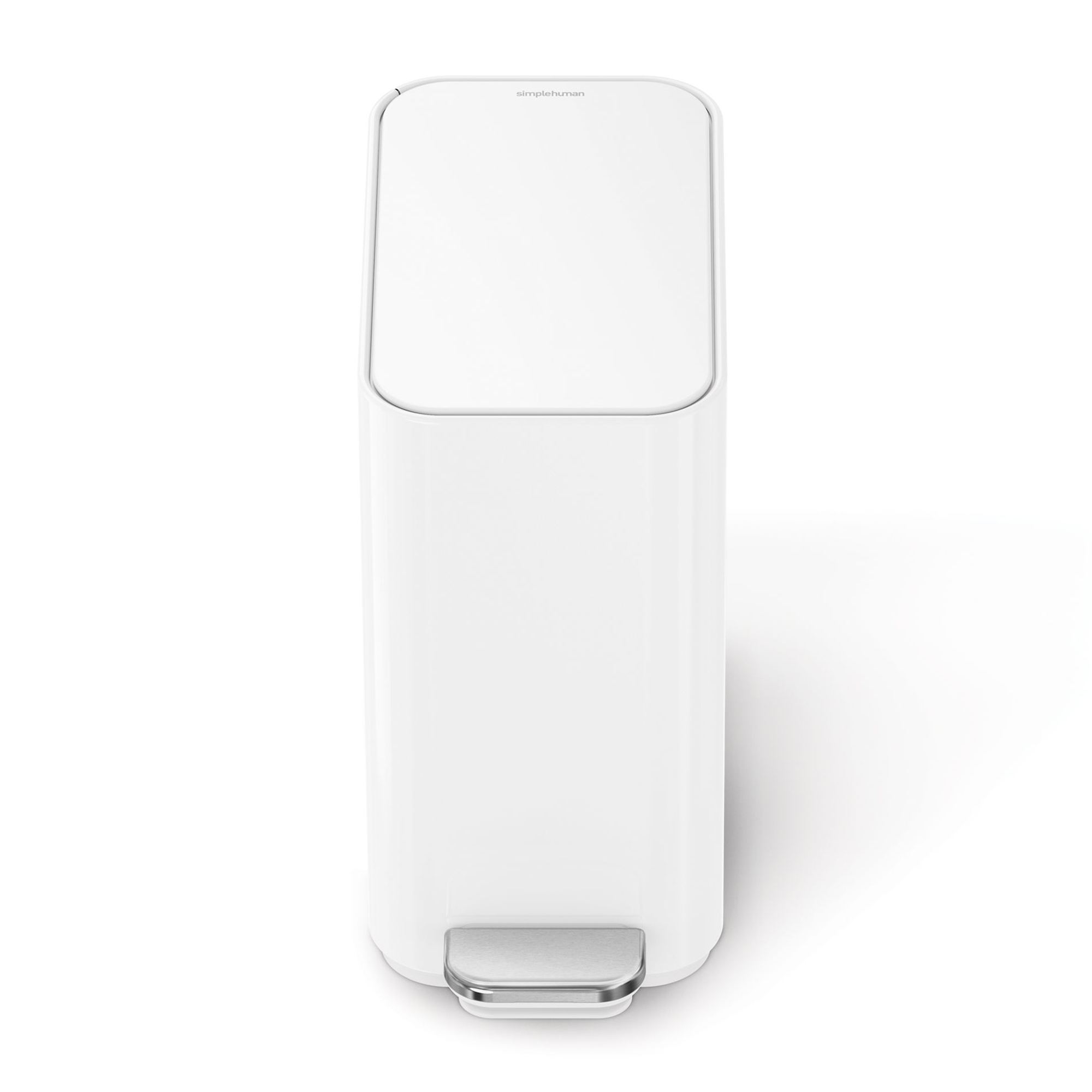 simplehuman-smalle-pedaalemmer-5l-wit