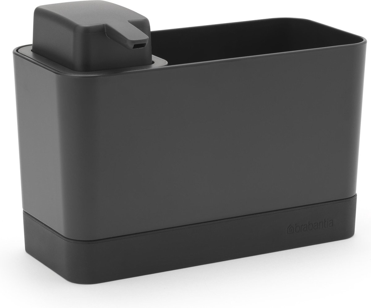 brabantia-sinkside-aanrechtorganizer-met-zeeppomp,-2-delig-dark-grey2