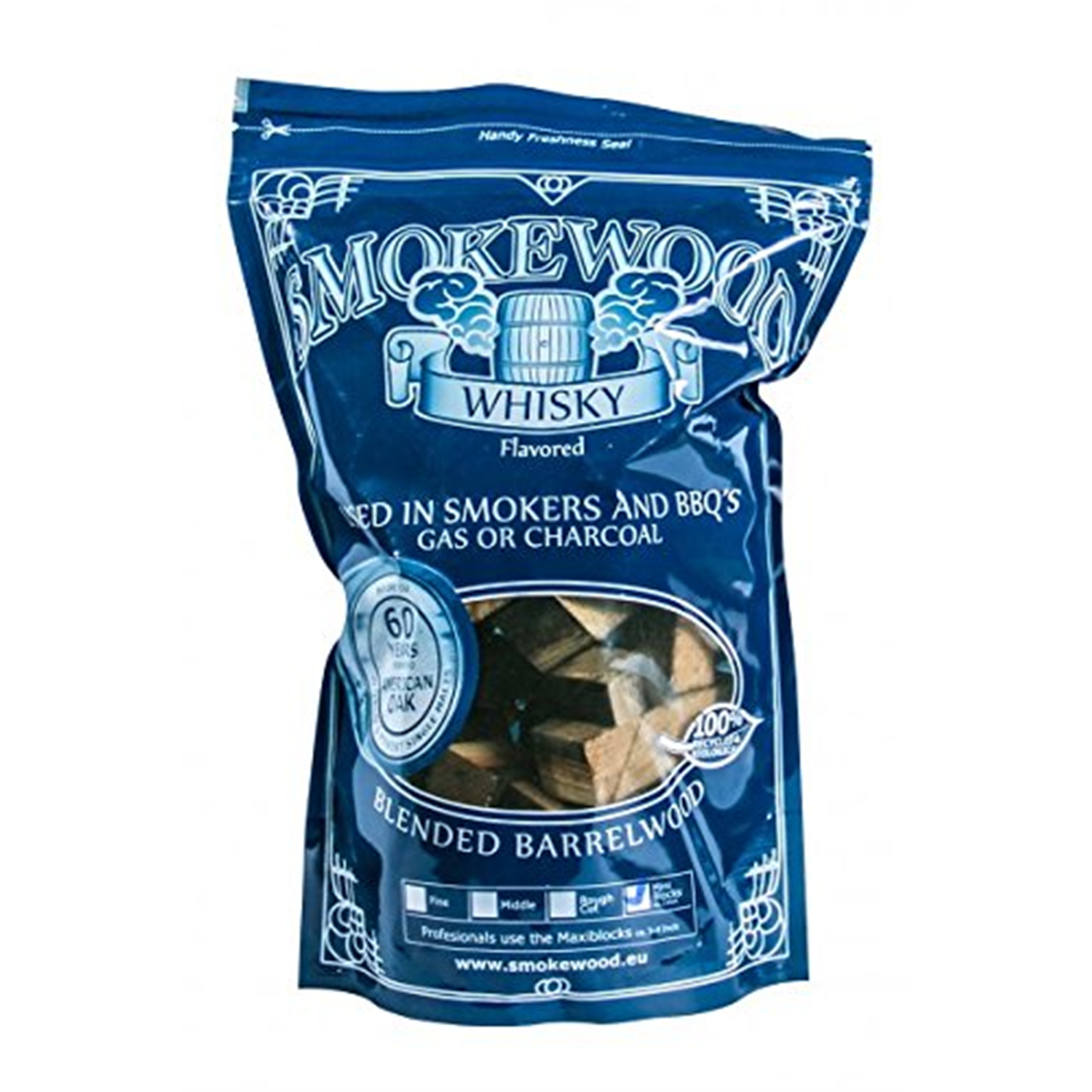 smokewood whiskey mini blocks