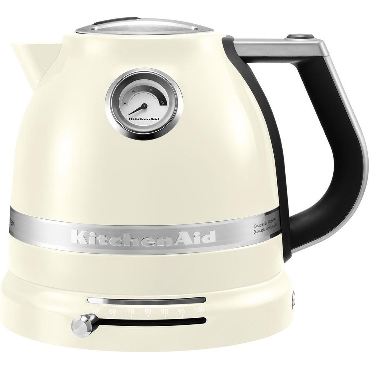 kitchenaid artisan waterkoker 5kek1522eac 15l amandelwit