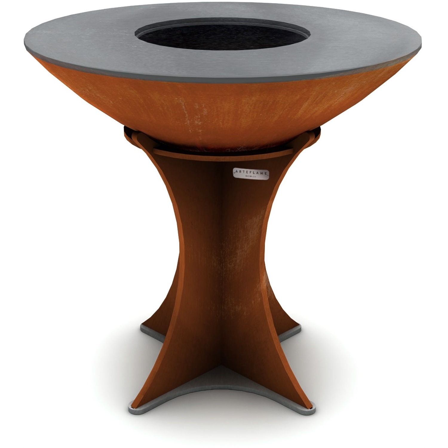 arteflame-vuurschaall-bbq-97cm-bruin