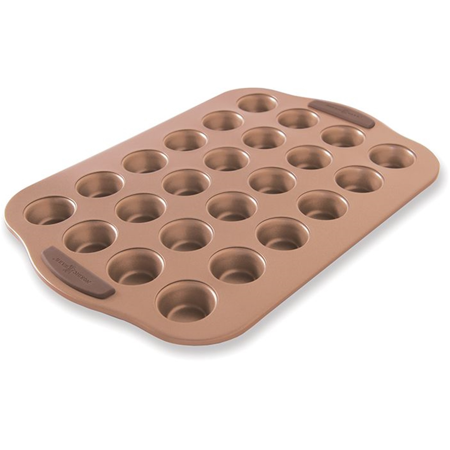 nordic ware freshly baked cupcake en muffinvorm 24 vaks koper