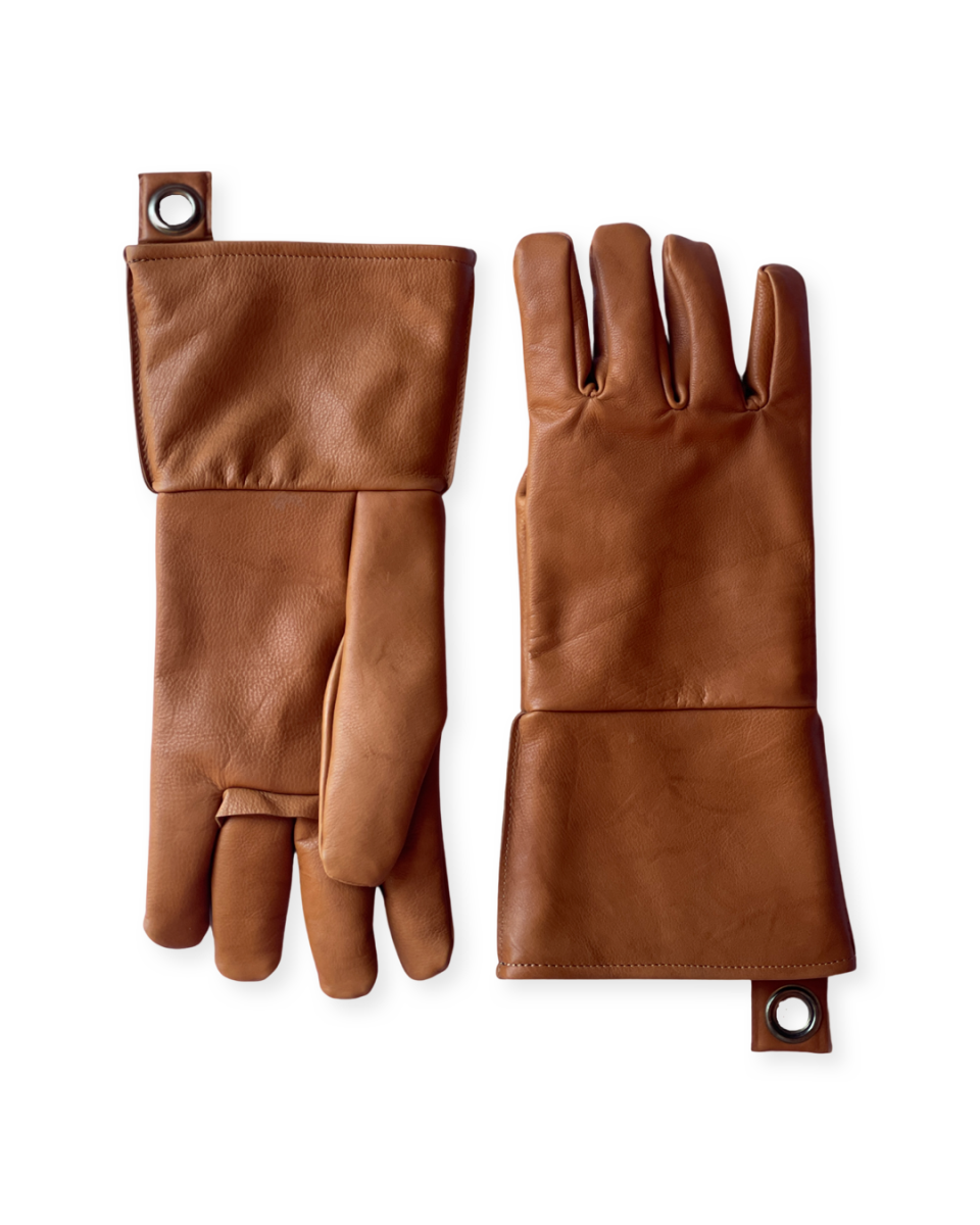 stuff design bbq handschoen cognac set van 2