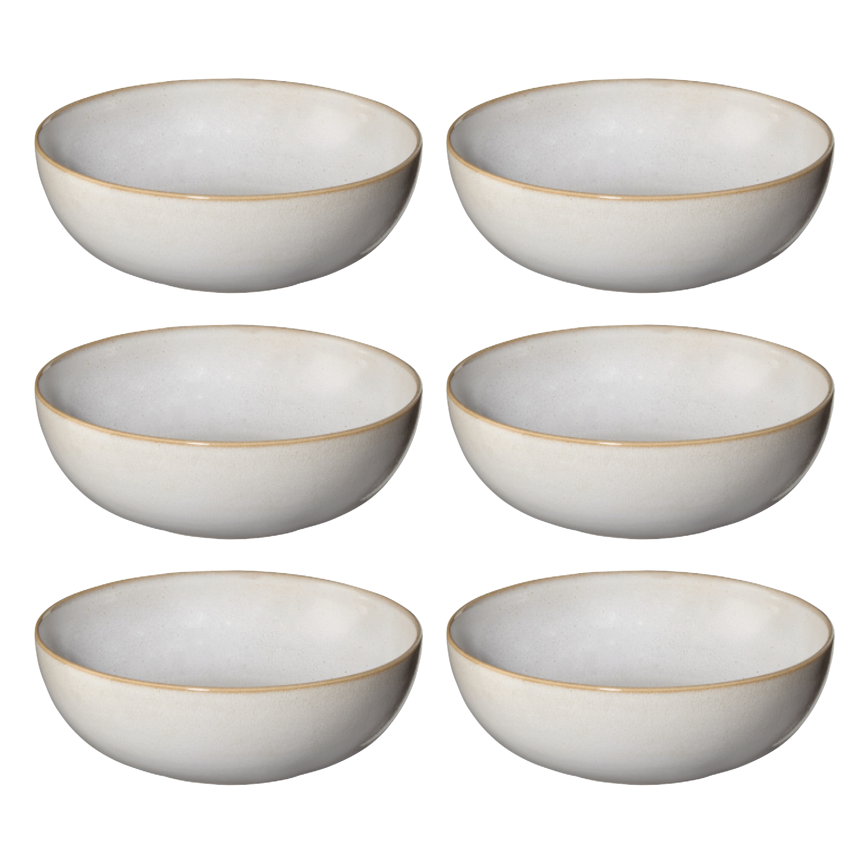 asa selection saisons schaal 15cm sand beige 6 stuks