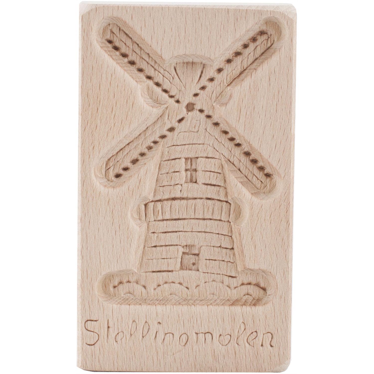 speculaasplank stellingmolen klein 15x9cm