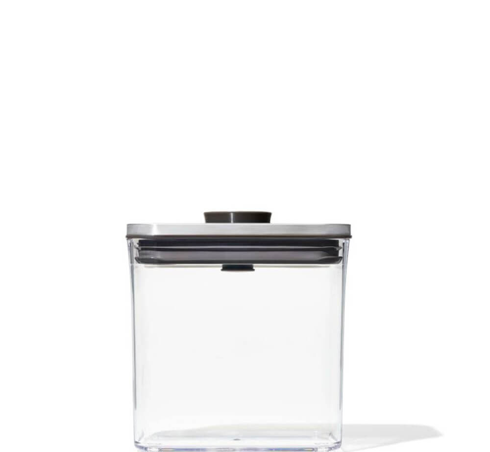 oxo good grips pop container steel rechthoek 16l