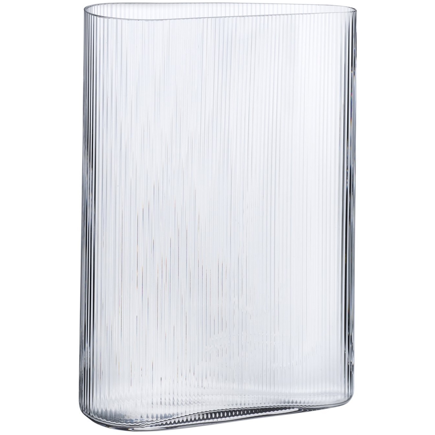 nude mist vaas hoog 28x14cm transparant