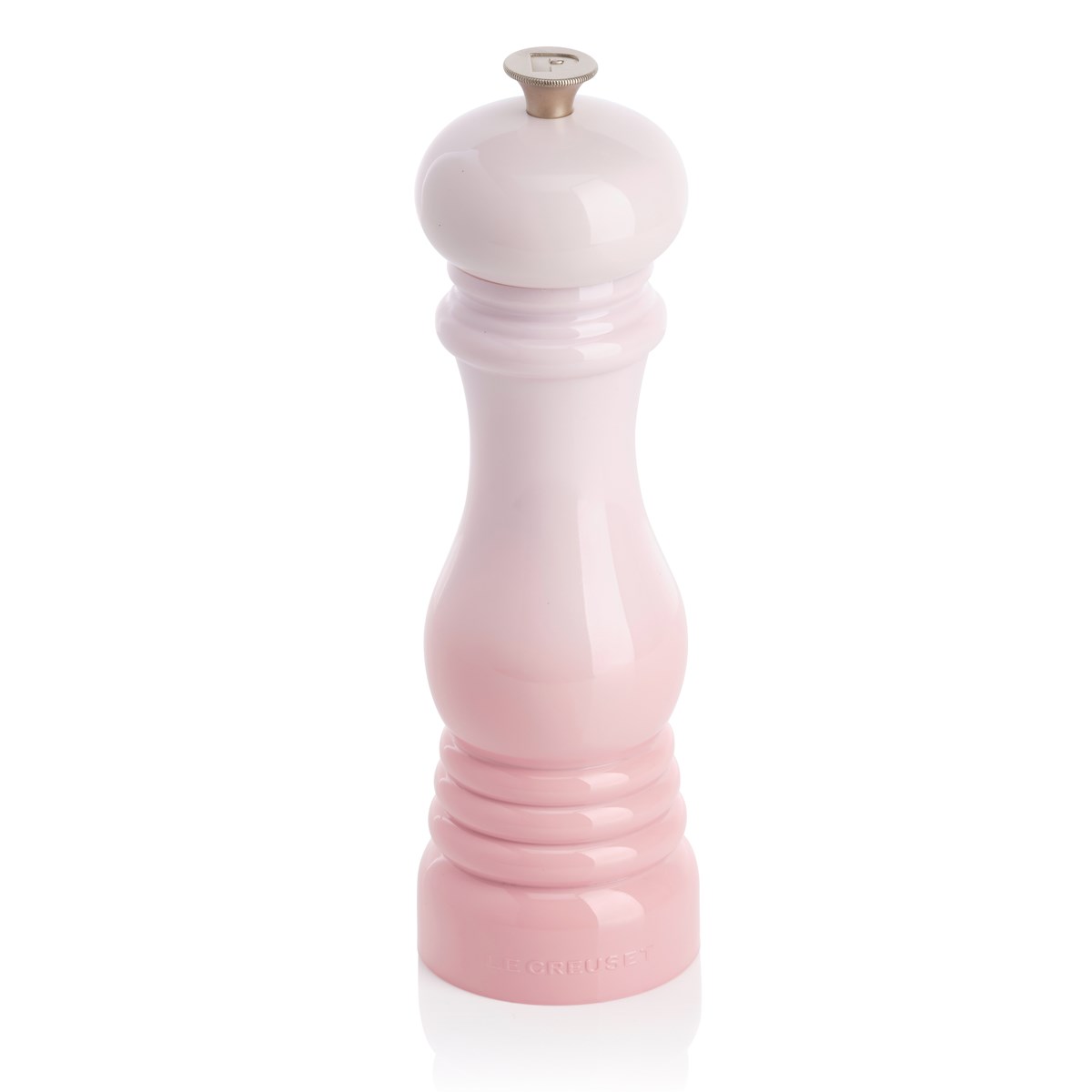 le creuset pepermolen 21cm shell pink