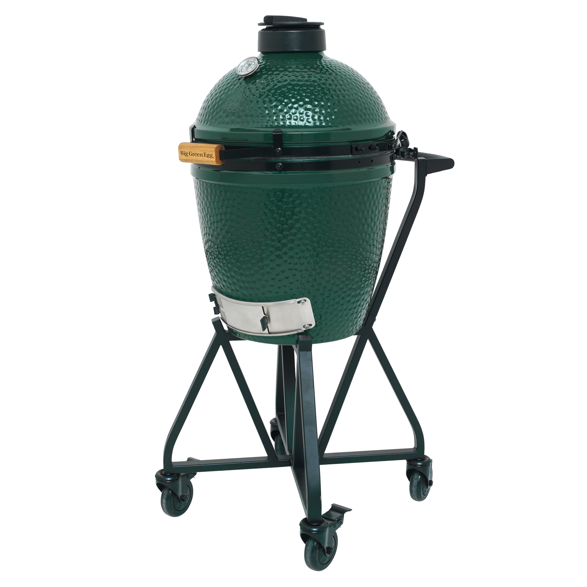 big-green-egg-medium-houtskoolbarbecue-met-integgrated-nest-handler-en-hoes