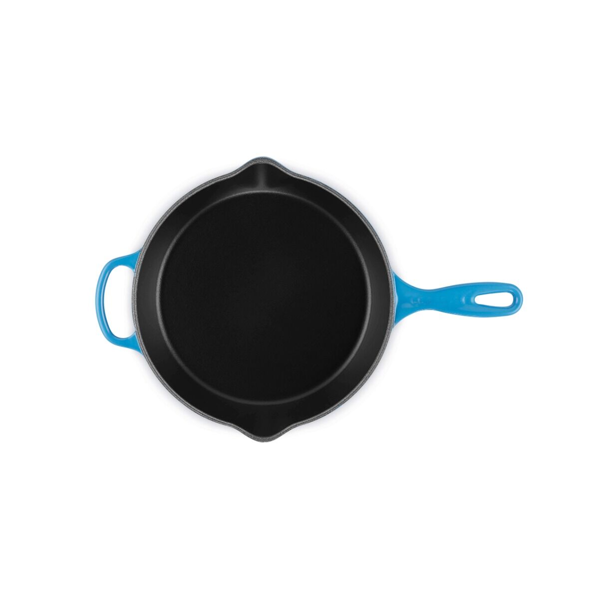 le-creuset-signature-skillet-hoog-26cm-azure