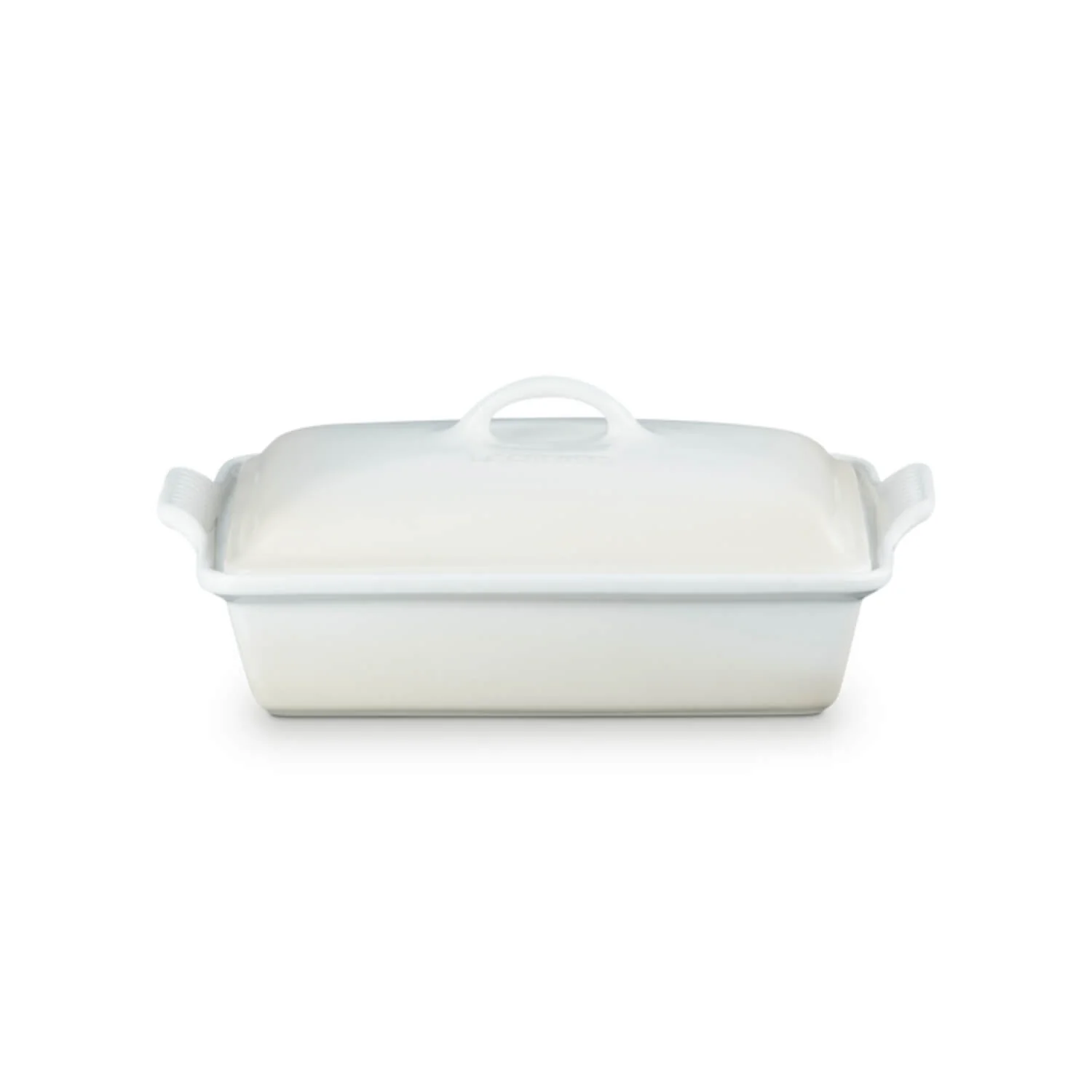 le creuset heritage ovenschaal met deksel rechthoekig 33cm meringue