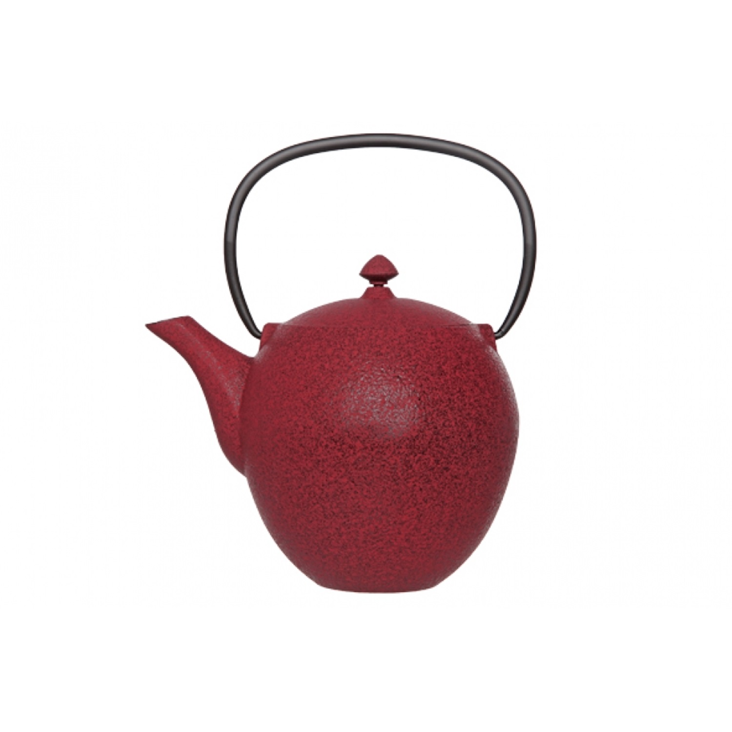 cosy trendy pear theepot 1l rood gietijzer