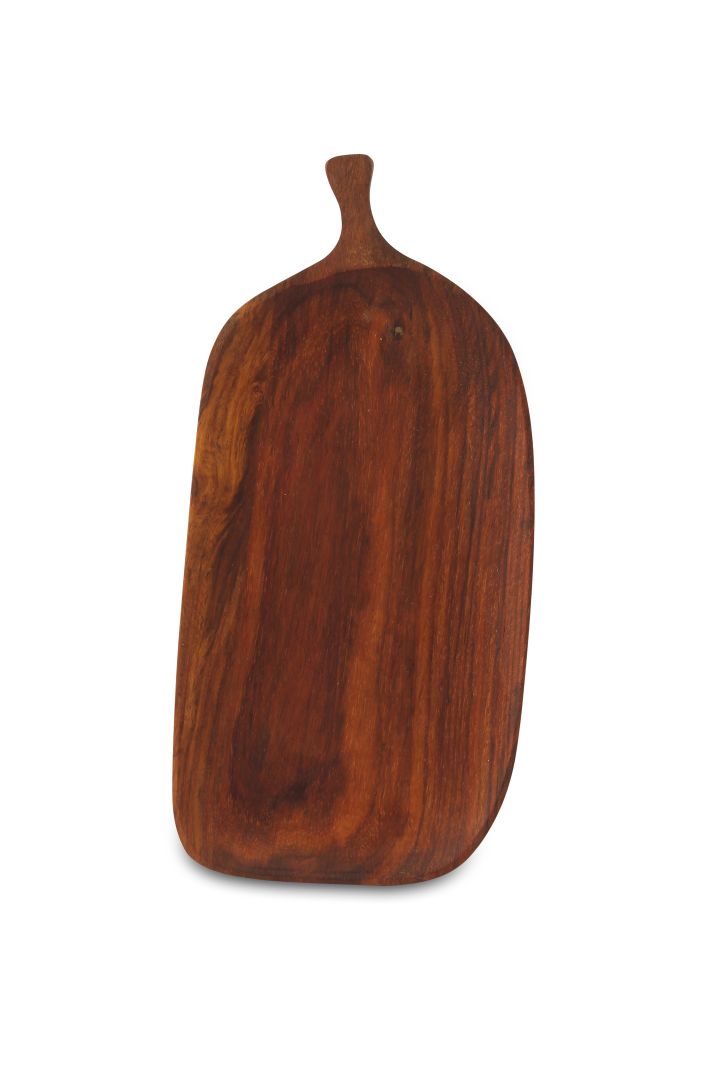 stuff design leaf serveerplank 13x27cm sheesham