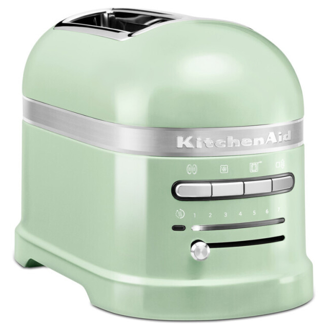 kitchenaid artisan broodrooster 5kmt2204ept 2 gleufs pistache