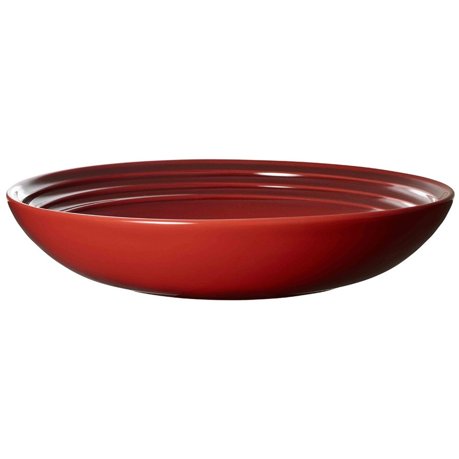 le creuset stoneware pastabord 22cm kersenrood