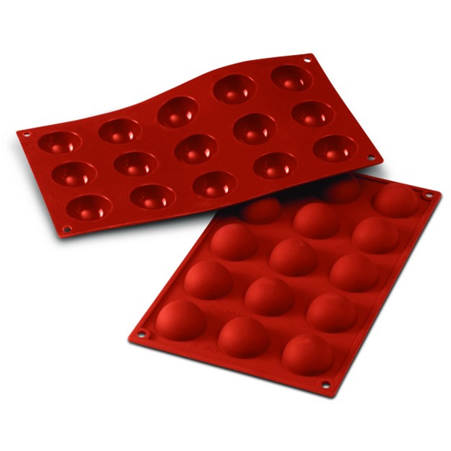 silikomart siliconflex round half sphere bakvorm sf005 15 vaks