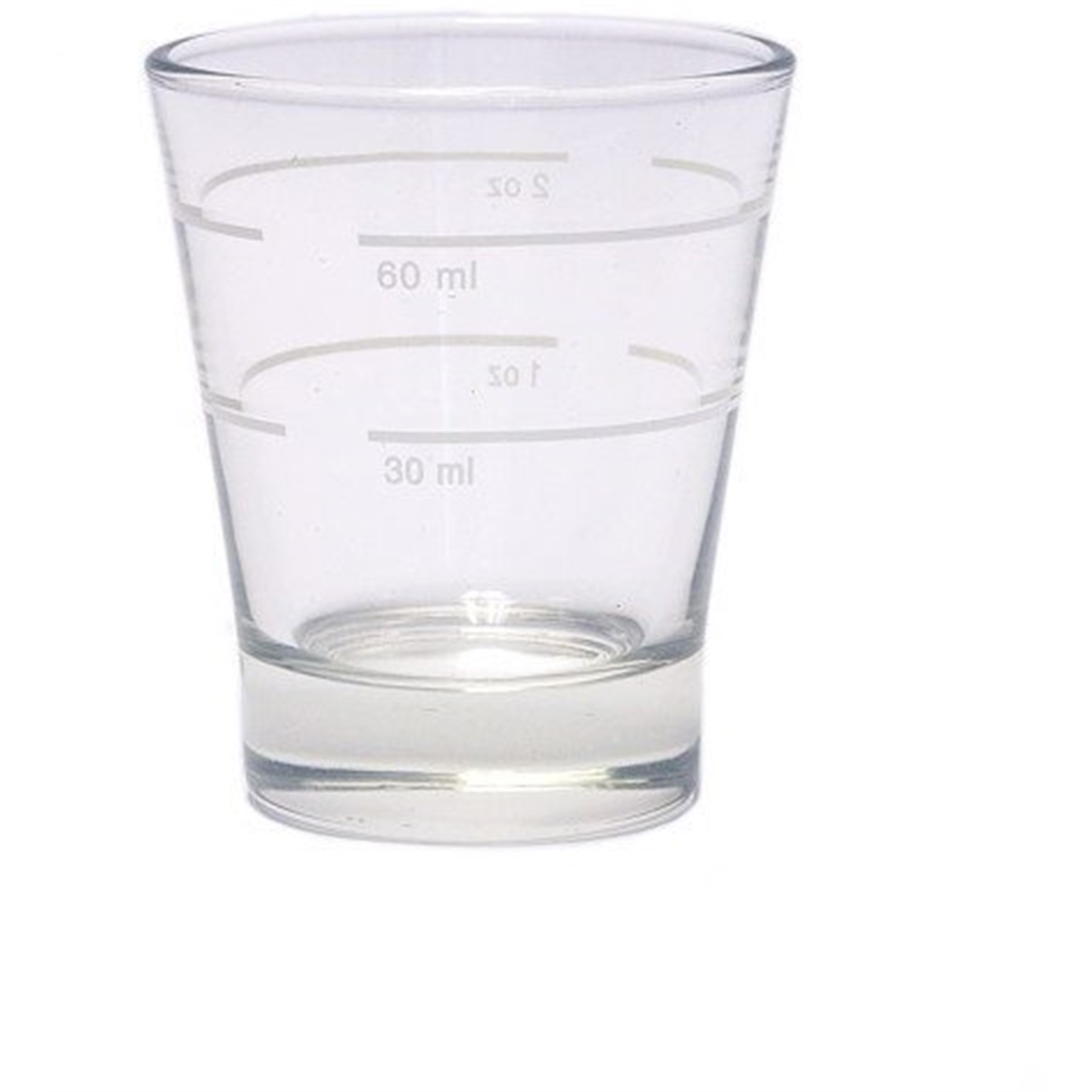 kookpunt espressoshotglas met belijning 006l